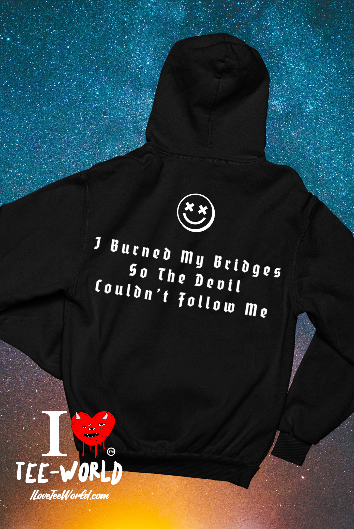 Bad Influence. Graphic Hoodie