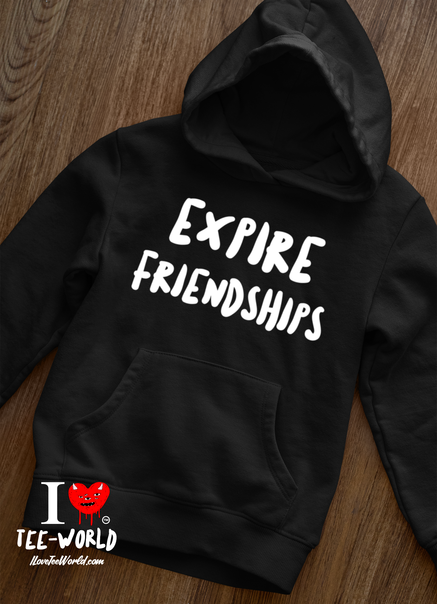 Expire Friendships. Graphic Hoodie