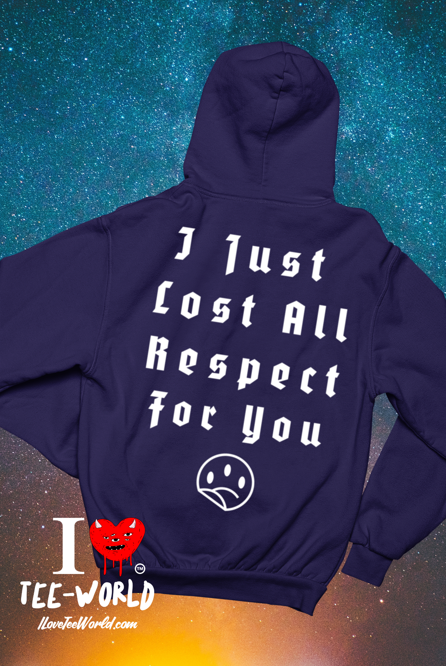 I Don't Hate You. Graphic Hoodie