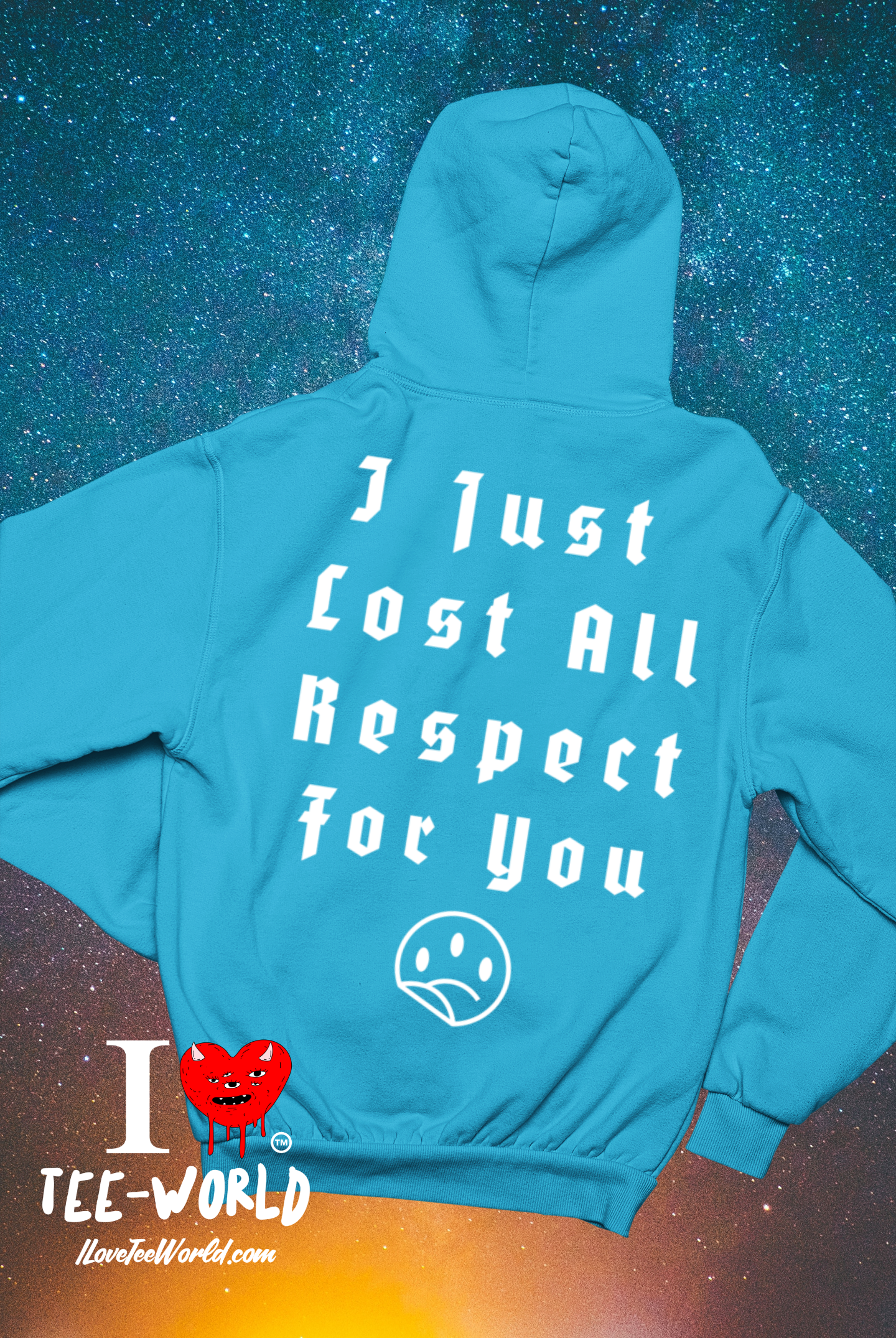 I Don't Hate You. Graphic Hoodie