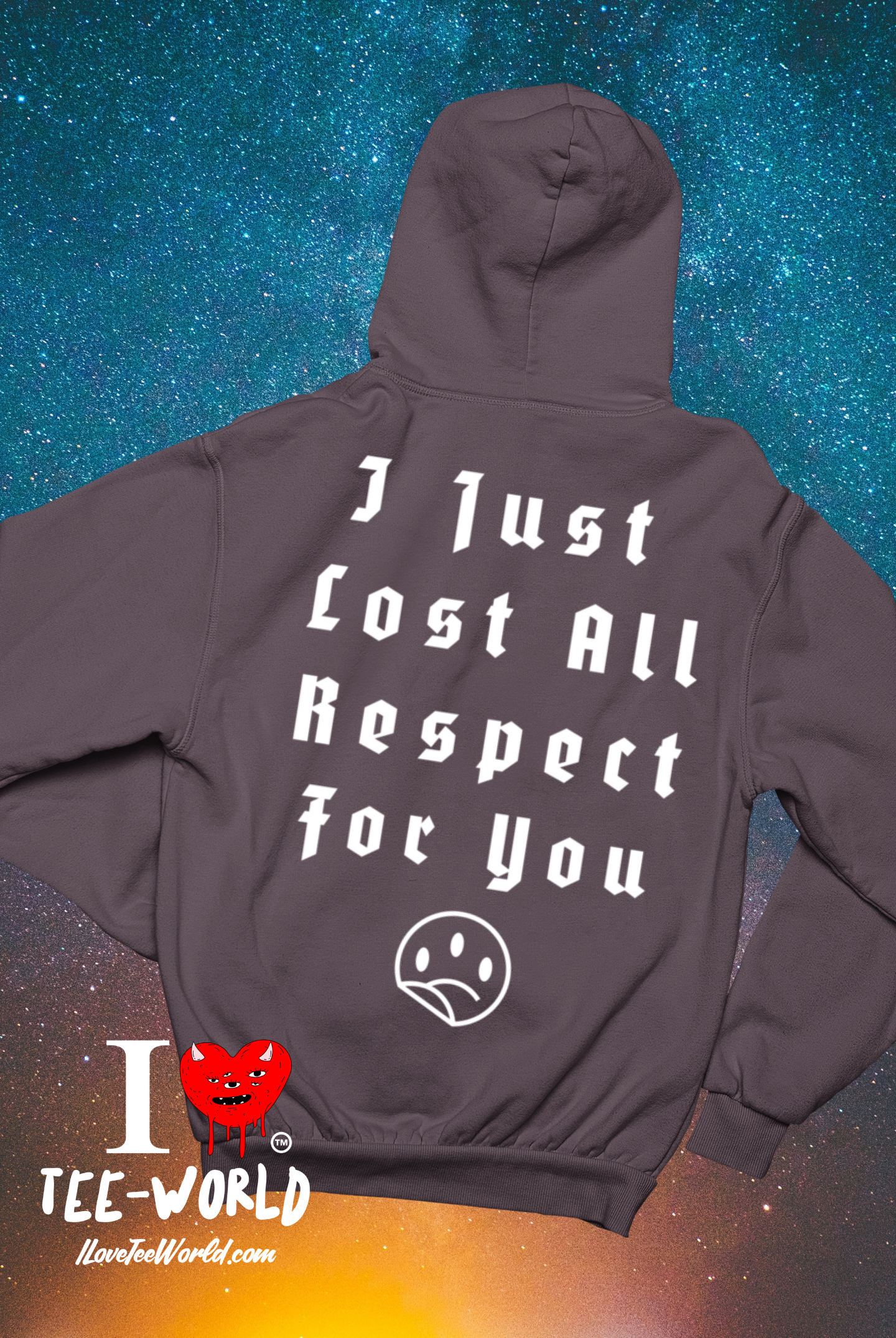 I Don't Hate You. Graphic Hoodie