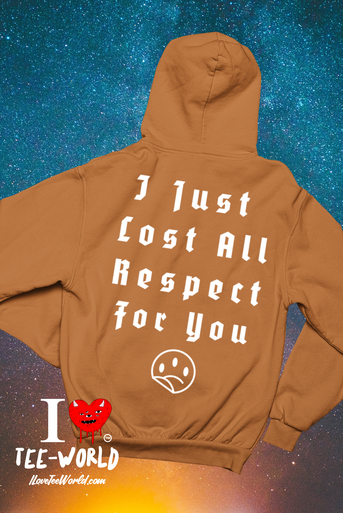 I Don't Hate You. Graphic Hoodie