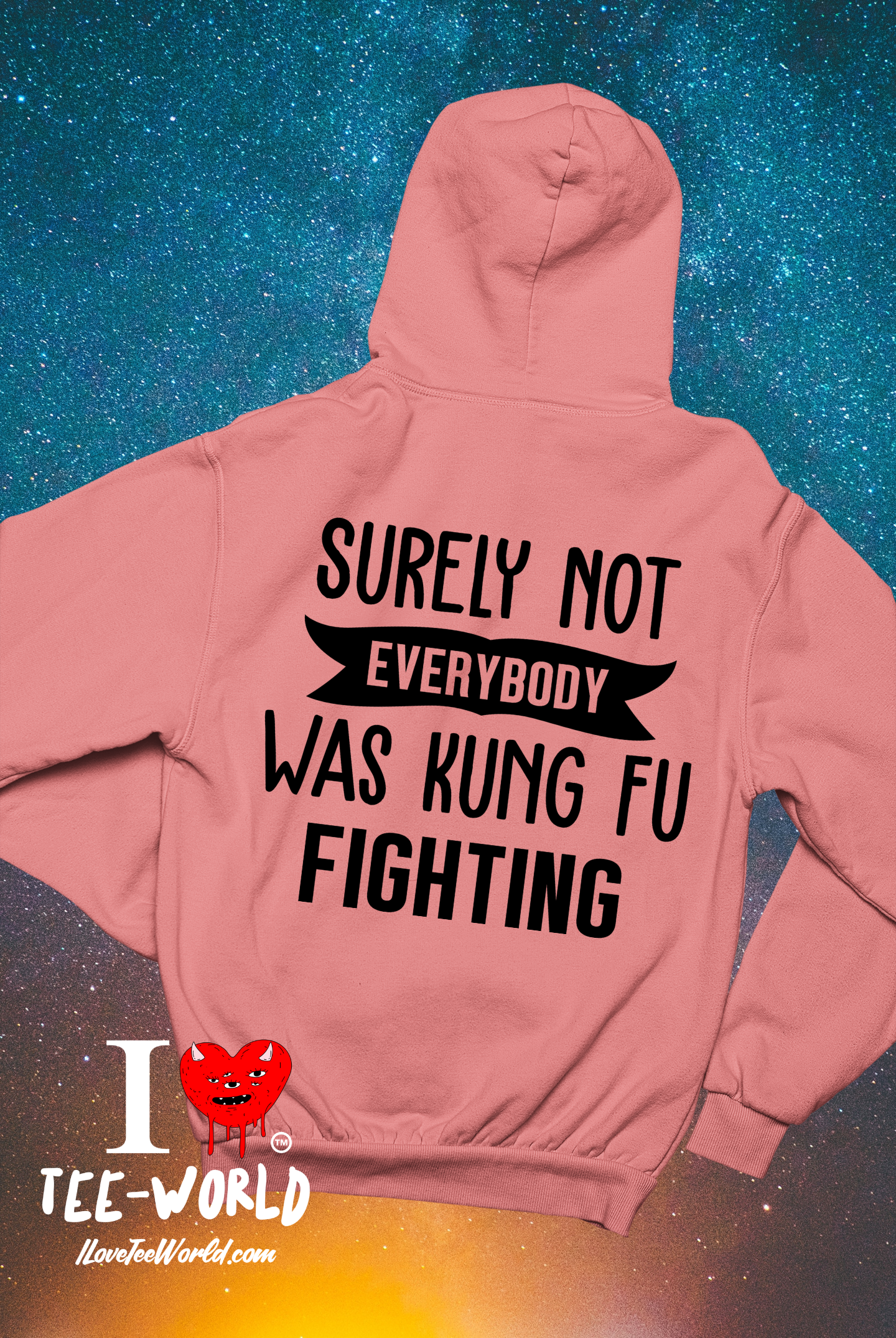 Surely Not Everybody Was Kung Fu Fighting. Graphic Hoodie