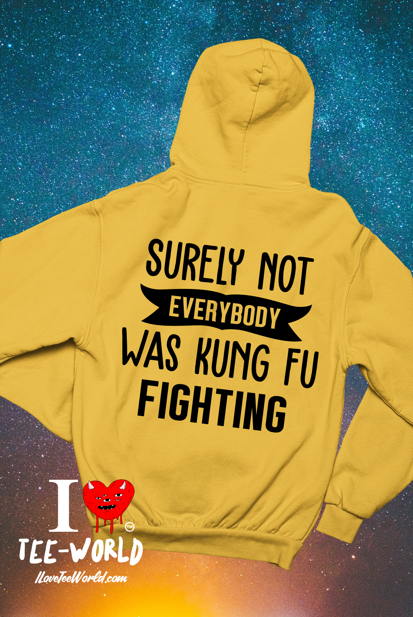 Surely Not Everybody Was Kung Fu Fighting. Graphic Hoodie