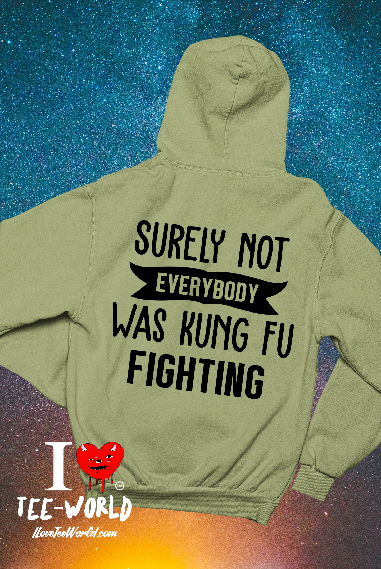 Surely Not Everybody Was Kung Fu Fighting. Graphic Hoodie