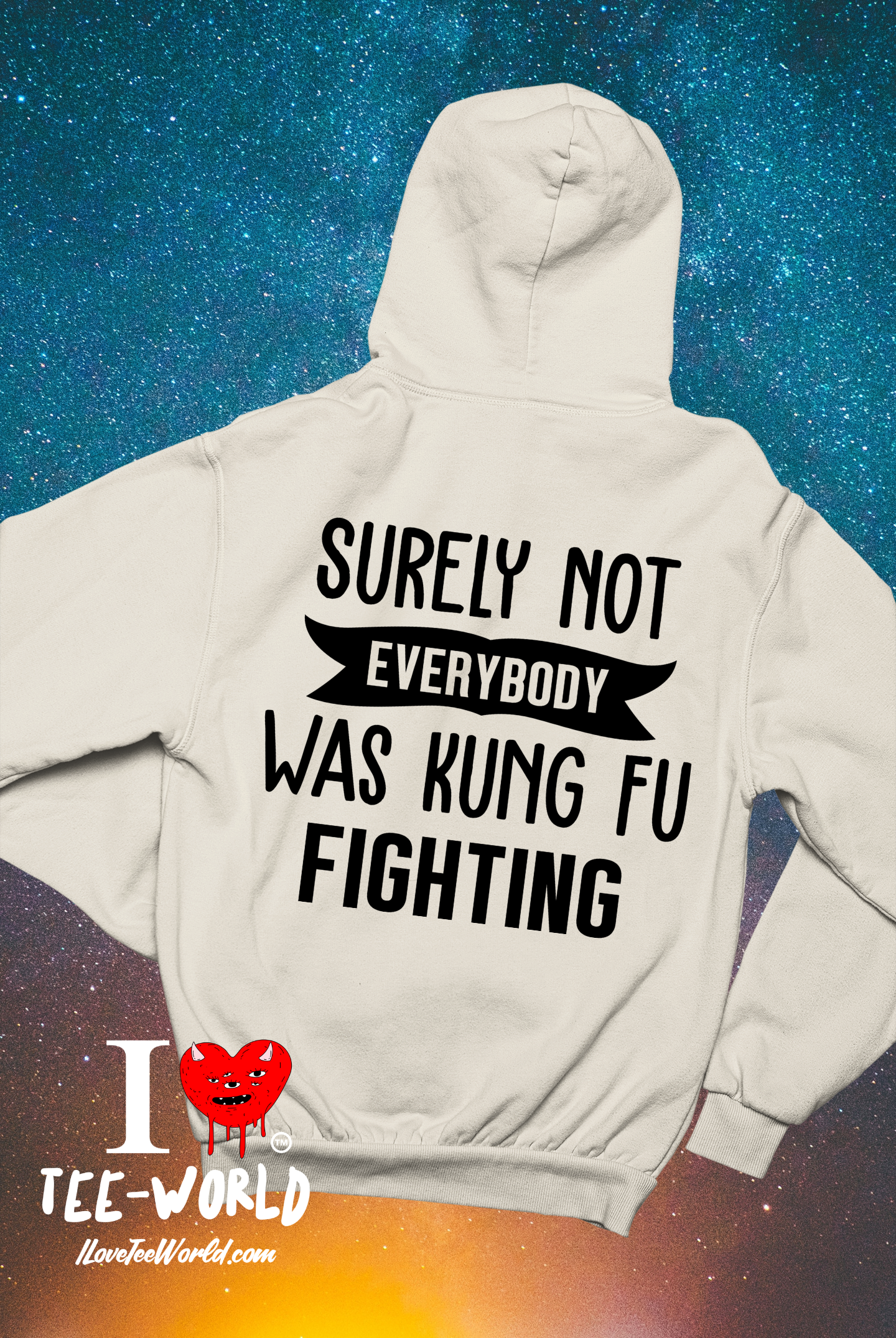 Surely Not Everybody Was Kung Fu Fighting. Graphic Hoodie