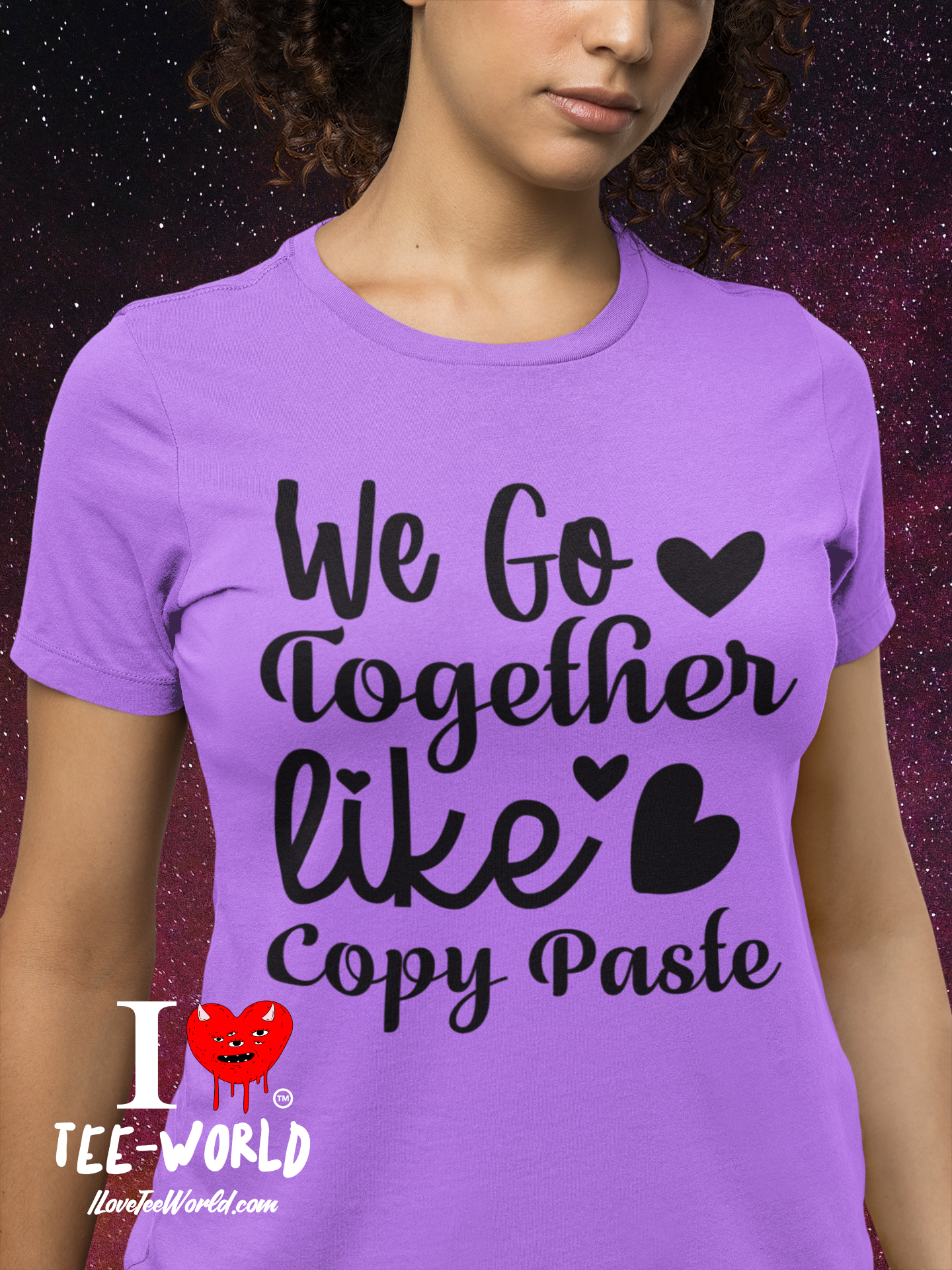 We Go Together Like Copy Paste. Graphic T-shirt