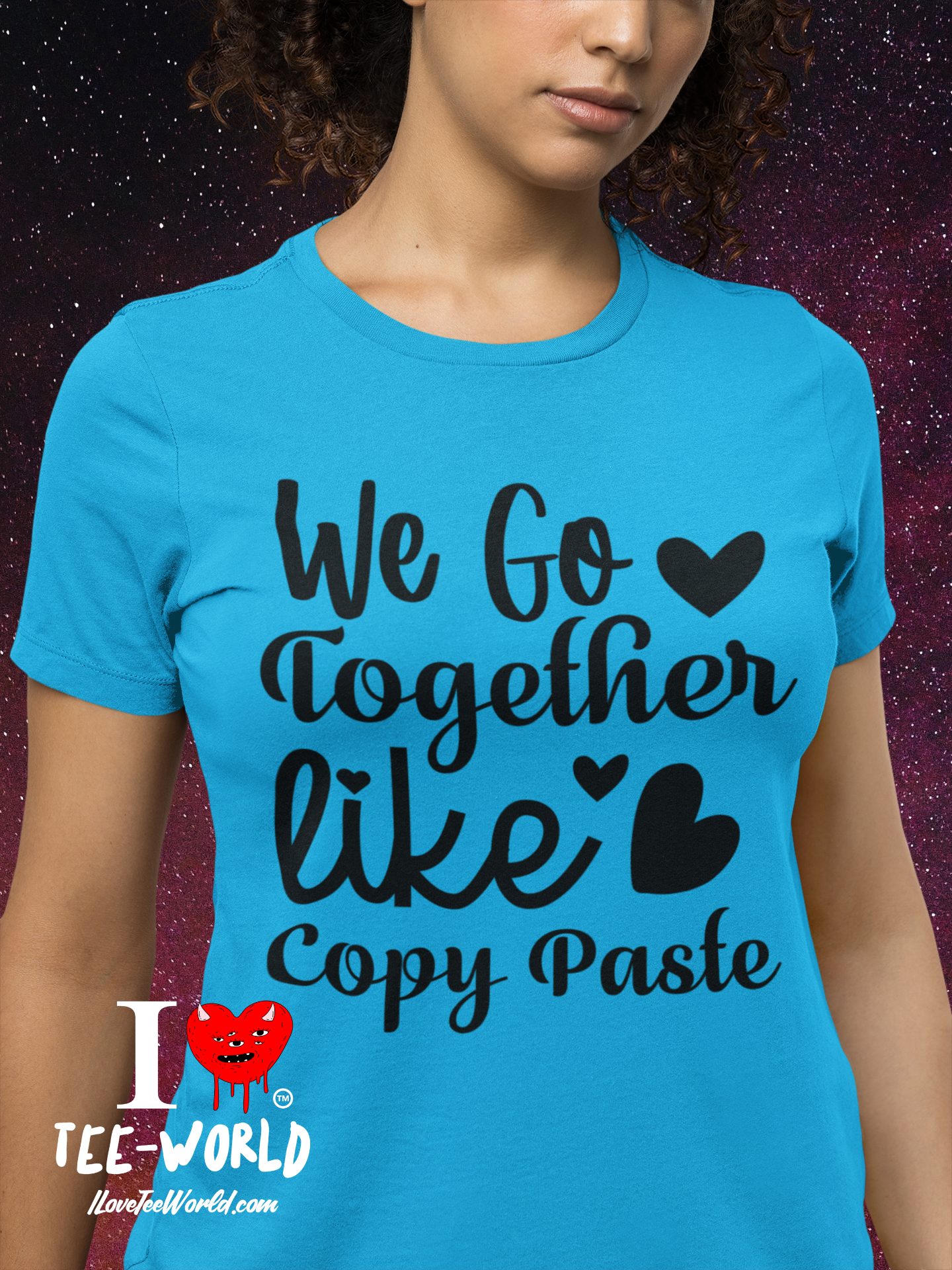 We Go Together Like Copy Paste. Graphic T-shirt