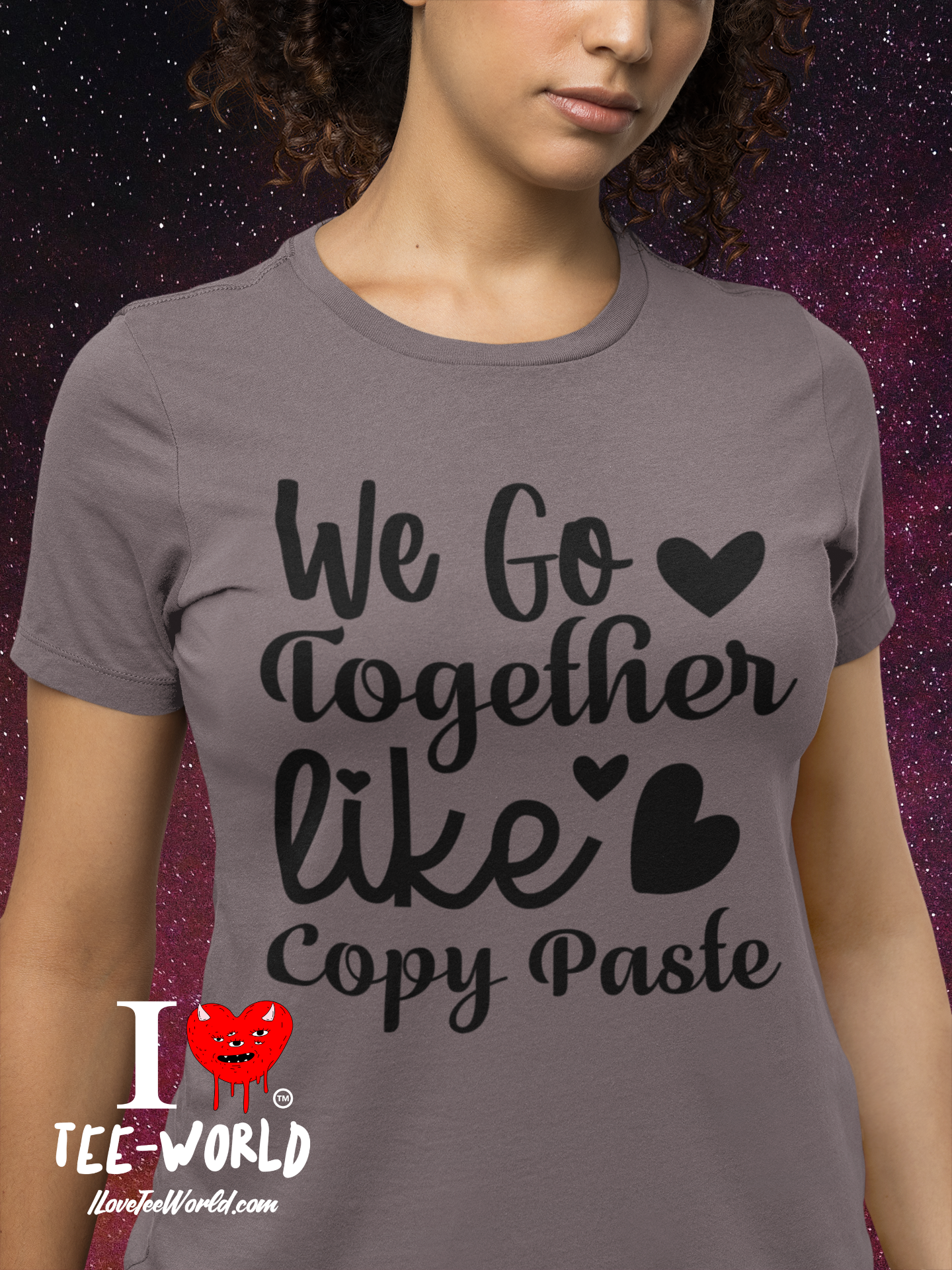 We Go Together Like Copy Paste. Graphic T-shirt