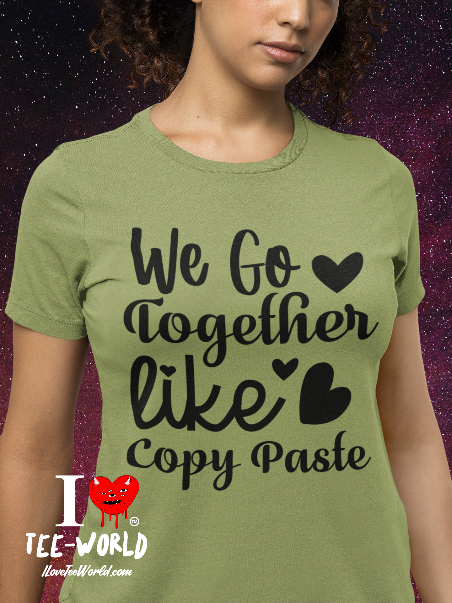 We Go Together Like Copy Paste. Graphic T-shirt