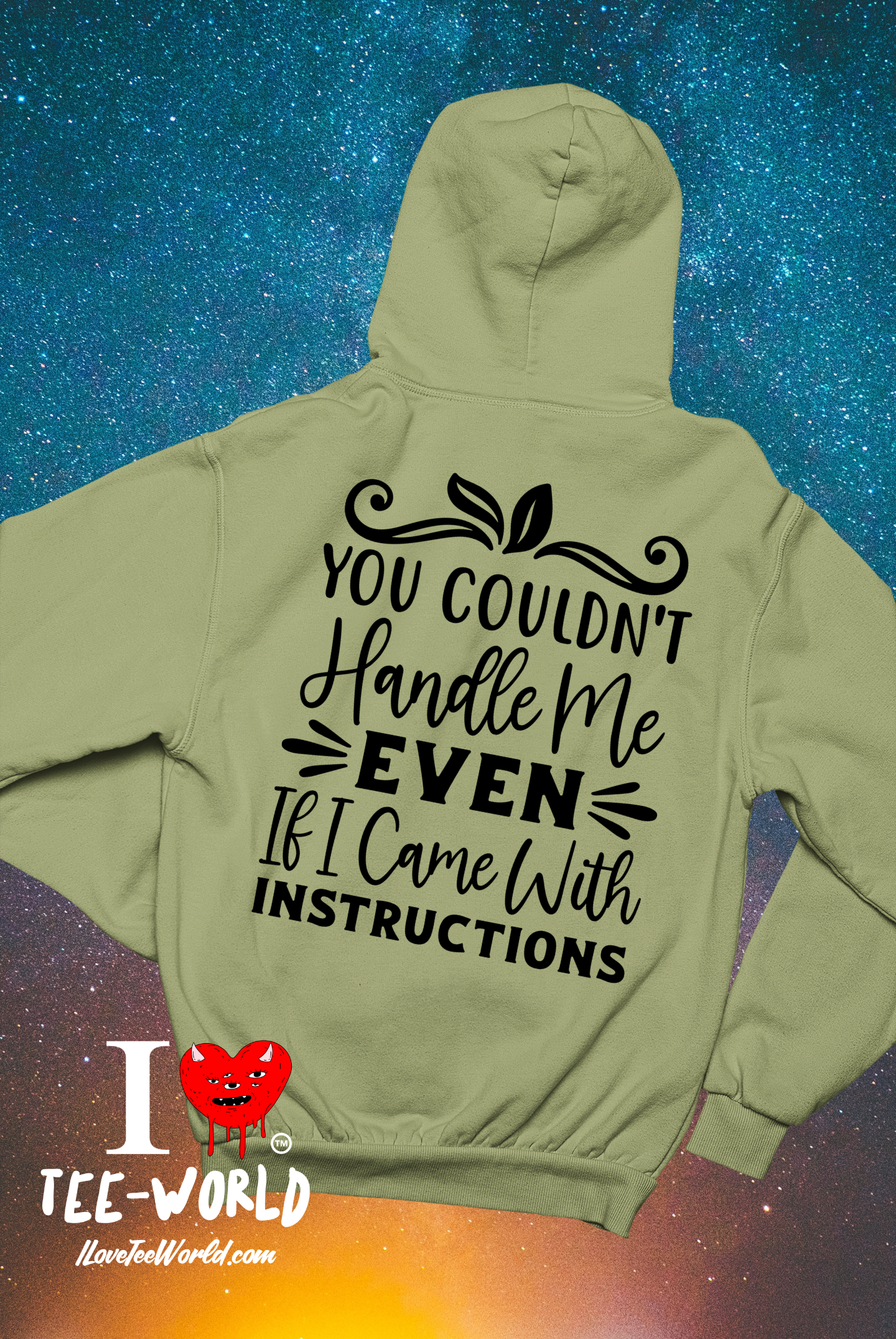 You Couldn't Handle Me Even If I Came with Instructions. Graphic Hoodie