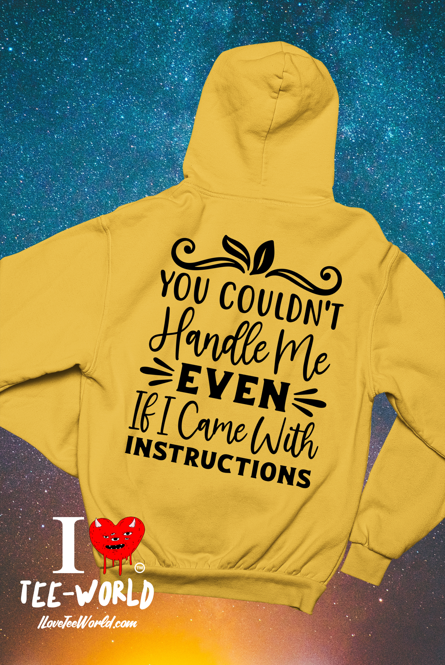 You Couldn't Handle Me Even If I Came with Instructions. Graphic Hoodie