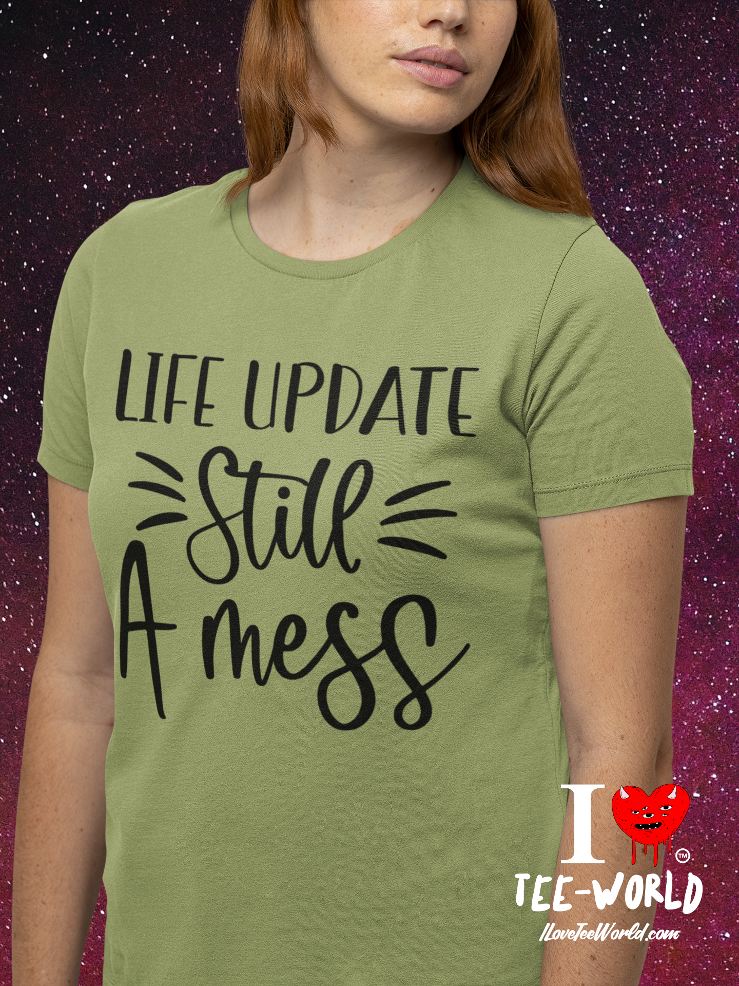 Life Update Still a Mess. Graphic T-shirt