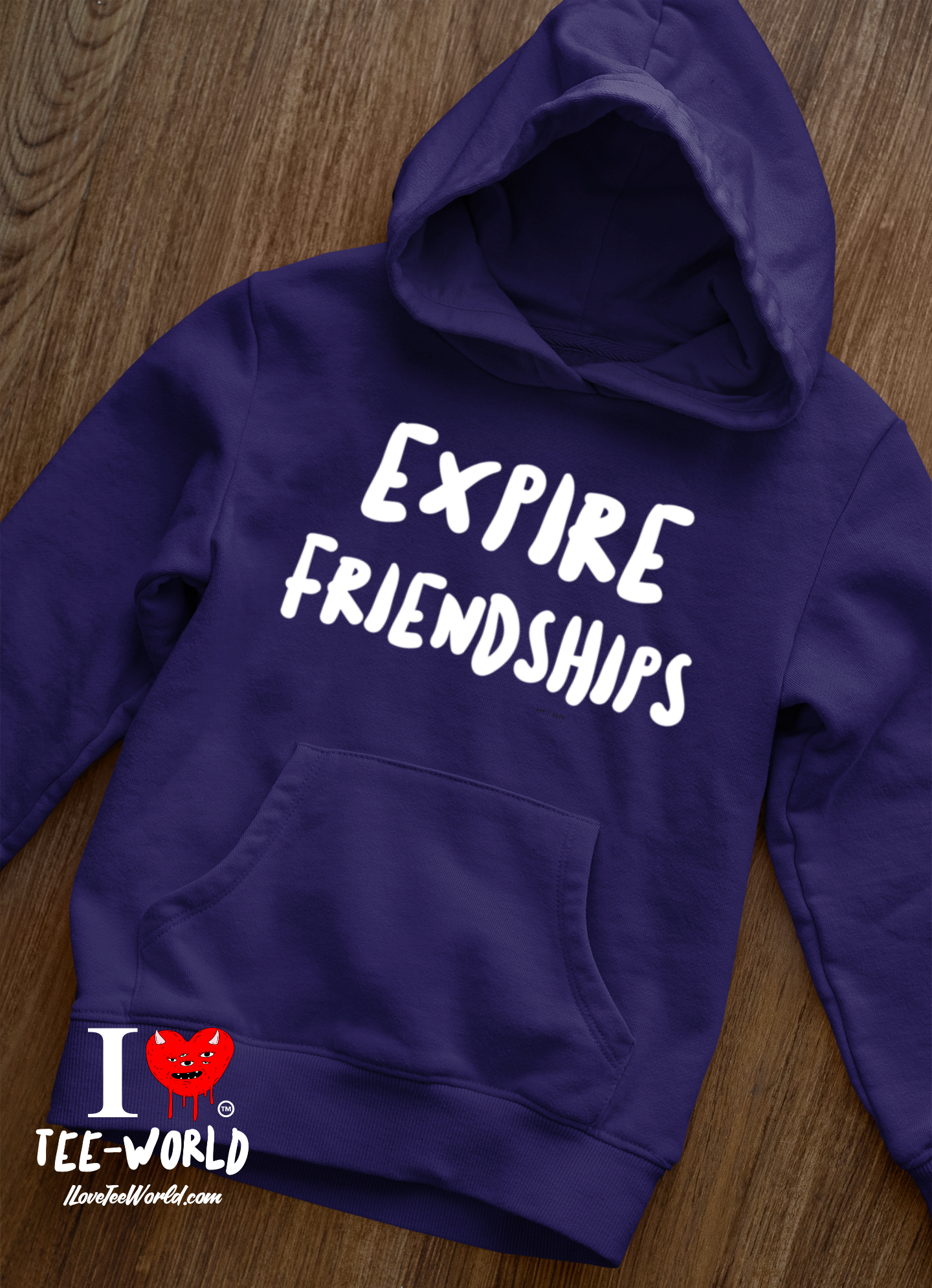 Expire Friendships. Graphic Hoodie