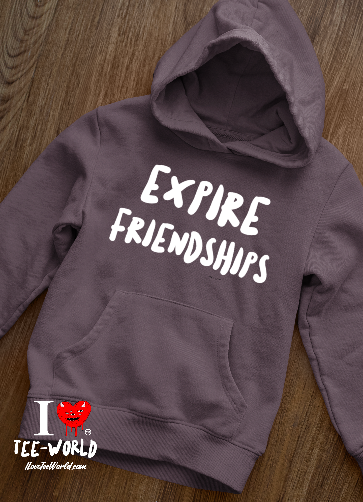 Expire Friendships. Graphic Hoodie