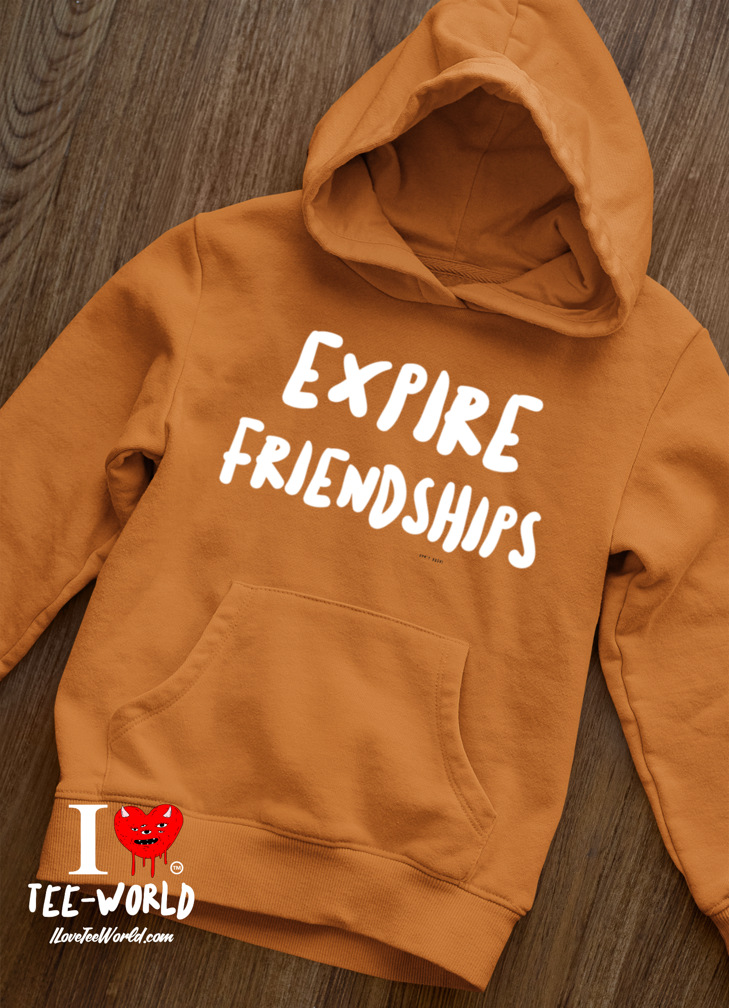 Expire Friendships. Graphic Hoodie